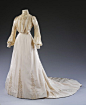 Wedding dress | Houghton & Dalton 1902 a cream silk bodice and skirt.