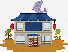 卡通海鲜餐馆 页面网页 平面电商 创意素材