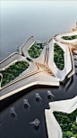 其中包括图片：Floating Green City by Miroslav Naskov / Mind Design