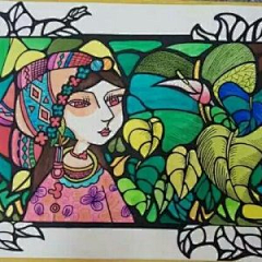 qiKtY_123稻草人采集到高段儿童画