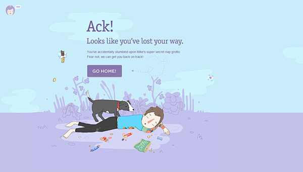 44个国外创意404错误页面设计 #采集...