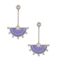 Hanut Singh Lavender Jade and Diamond Earrings
