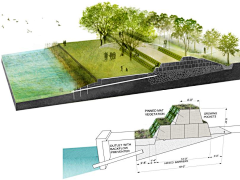 虫声泣露_采集到· Landscape | 场地 | 滨水景观