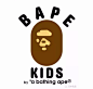 童装潮牌 BAPE logo