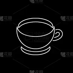 咖啡杯,计算机图标,极简构图,茶杯,扁平化设计,饮料,商务,热,菜单,咖啡