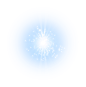 科技未来科幻蓝色光效粒子光圈灯光透明免抠PNG图案 后期设计素材 (41