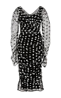 Polka dot embroidered tulle cocktail dress by DOLCE & GABBANA Available Now on Moda Operandi