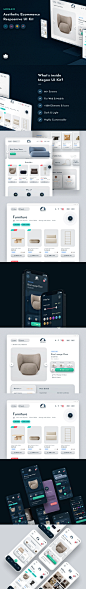  家具商城电子商务响应式UI套件 