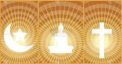 三大宗教:佛教、基督教、伊斯兰教