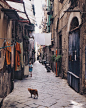 Exploring the backstreets of Naples, Italy