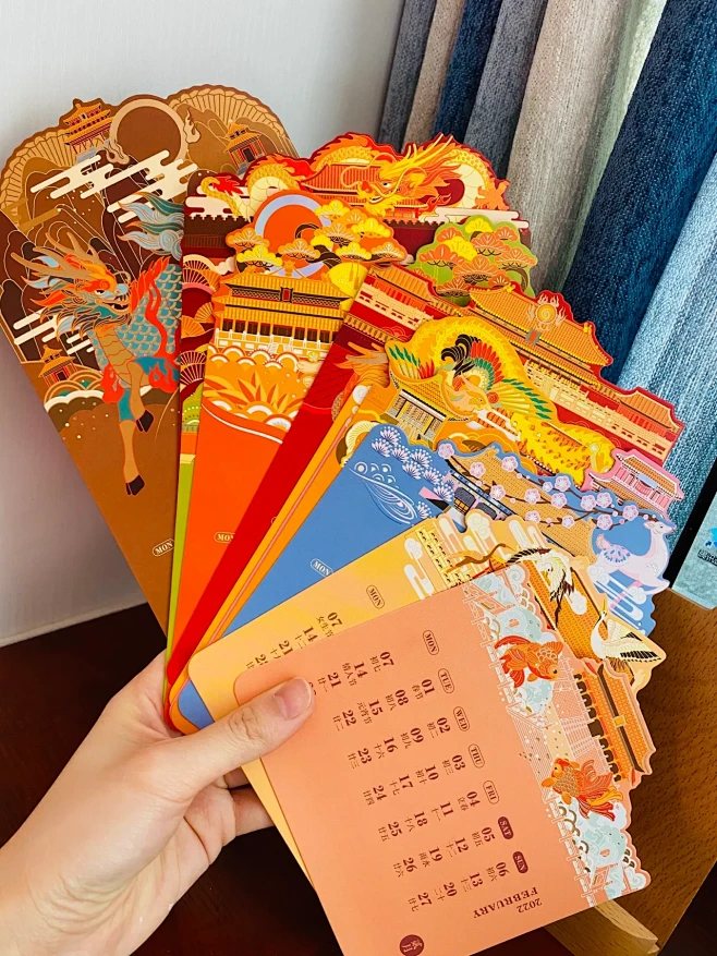 故宫立体台历真的绝美