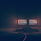 Tiny glowing screens : »Tiny glowing screens« is a personal, ongoing project. The goal is to produce easy-to-create but still aesthetic images on a regular basis. 