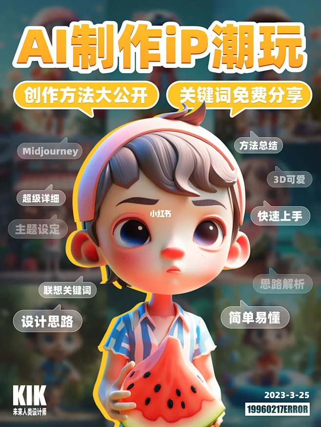 Ai教程｜潮流ip设计方法思路大公开-花瓣网