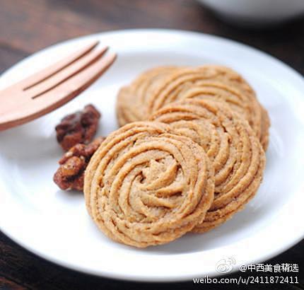 中西美食精选【核桃奶酥饼干】1.100g...