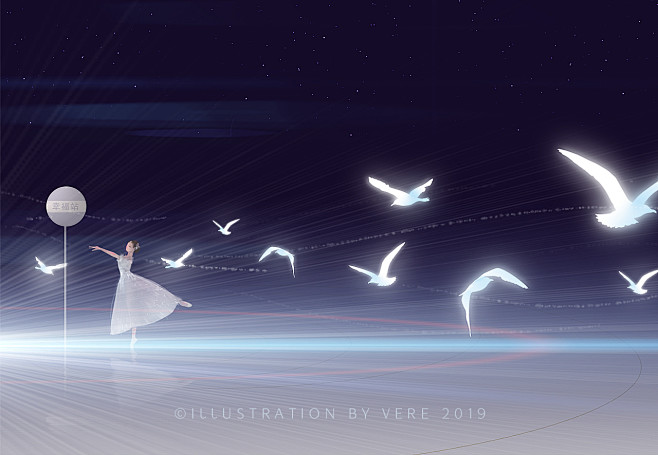 很低产的2019年_Vere__插画师作...
