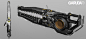 GARUDA ガルーダ KR-0K Heavy Projection Cannon  CLOSEUP/GRAPHICS, Alex Senechal : This weapon was created for my Game Art Institute Class, new class starting in September.  
https://www.gameartinstitute.com/p/hard-surface-design-with-alex-senechal
https://www.