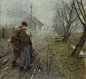 The Difficult Journey by Fritz von Uhde 