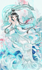 古风手绘图片唯美人物，精选古装美女
