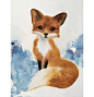 Watercolor Fox Art Nursery Art Kids Art by SweetPeaAndGummyBear: 