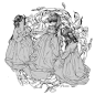 华丽的少女线稿，Twi：LEmon89H #... 来自学画画上轻微课 - 微博