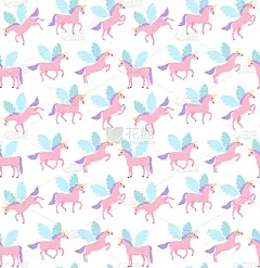 矢量无缝模式的平飞马独角兽