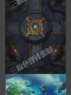 日韩 竖版射击手游素材 UI场景 图标 宝箱 徽章 金币 骨骼 特效-淘宝网