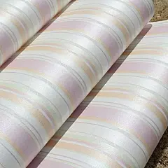 现代简约 竖条纹无纺布壁纸 地中海风格 环保 客厅电视背景 墙纸-淘宝网