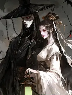 动漫人物设计| 黑白无常 - 小红书