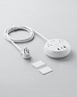 <b>PowerStrip 2 with 2 USB Ports</b> : Power Strip with USB, 2 Outlet & 2 PowerIQ USB Ports (24W) Travel Power Strip, PowerStrip 2 with 2 USB Ports with 5ft Cord, Safety Door, Flat Plug, for Hotels, Cruise Ships, Home, and Office