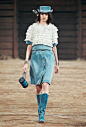 Chanel、时尚、发布会、Chanel、香奈儿、西部、印第安、潮流、模特