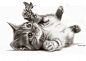素描小萌猫 ​​​​