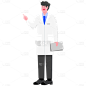 扁平-医疗人物插画-SVG-医生1
