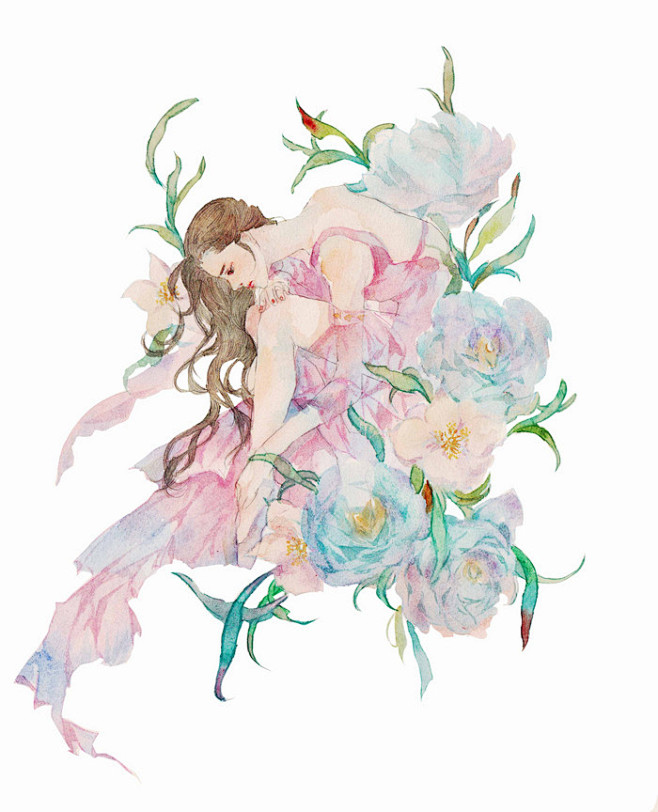 花依-ENOFNO__涂鸦王国插画