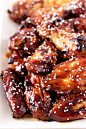 Honey Baked Teriyaki Chicken Wings (Handle the Heat)