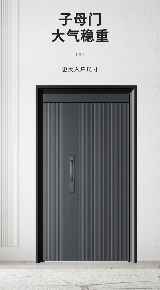 甲中甲加高防盗门 家用甲级安全门入户门大门 进户门子母门定制门-tmall.com天猫-花瓣网