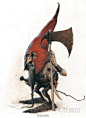 法国奇幻插画家  Jean Baptiste Monge (1971年6月11日—)奇幻精灵插画设计 ​​​​