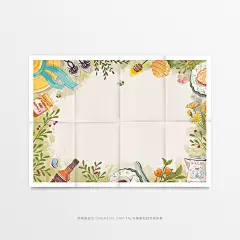 美丽加芬涟庄园产品系列海报插画设计 | 桔Piang - 原创作品 - 涂鸦王国