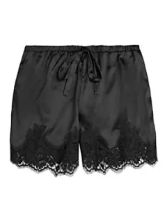 特价香港代购 Dolce &amp; Gabbana 2014 蕾丝边饰弹力丝缎睡裤 - Dolce&Gabbana;