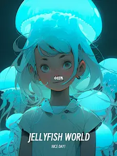 头像被水母环绕的小孩02 (1)