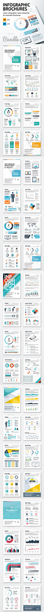 Infographic Brochure Elements Bundle - Infographics 