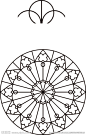 圆形花纹