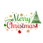 双旦免抠PNG圣诞树 圣诞礼物 礼物 圣诞字体 新年