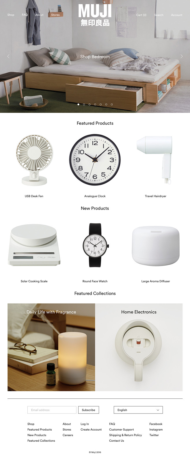 Muji online store   ...