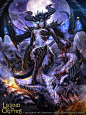 Artist: Kazuhiro Oya - Title: LOC04 - Card: Dragon Spirit Isadora (Darkwings)