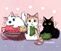 Artist:たたメーピー
Twi:tatamepi
#治愈可爱小猫咪#