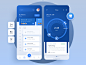 Pharmagy - Medical App ‍⚕️ ux ui reminder alarm clock pills mobile drug clean blue medicine medical healthcare health app