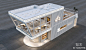工业风集装箱咖啡烘焙店3D模型下载【ID:1124577746】_知末3d模型网