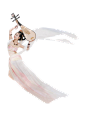 似嫦娥飞天古装美女免抠PNG透明图片