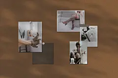 潮流社交新媒体剪贴相片推广海报样机模板 Moodboard Mockup Kit插图(2)