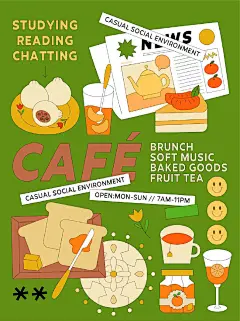 原创设计超话 一组高饱和度海报设计
via：越南设计师 Lucia Pham ​​​​